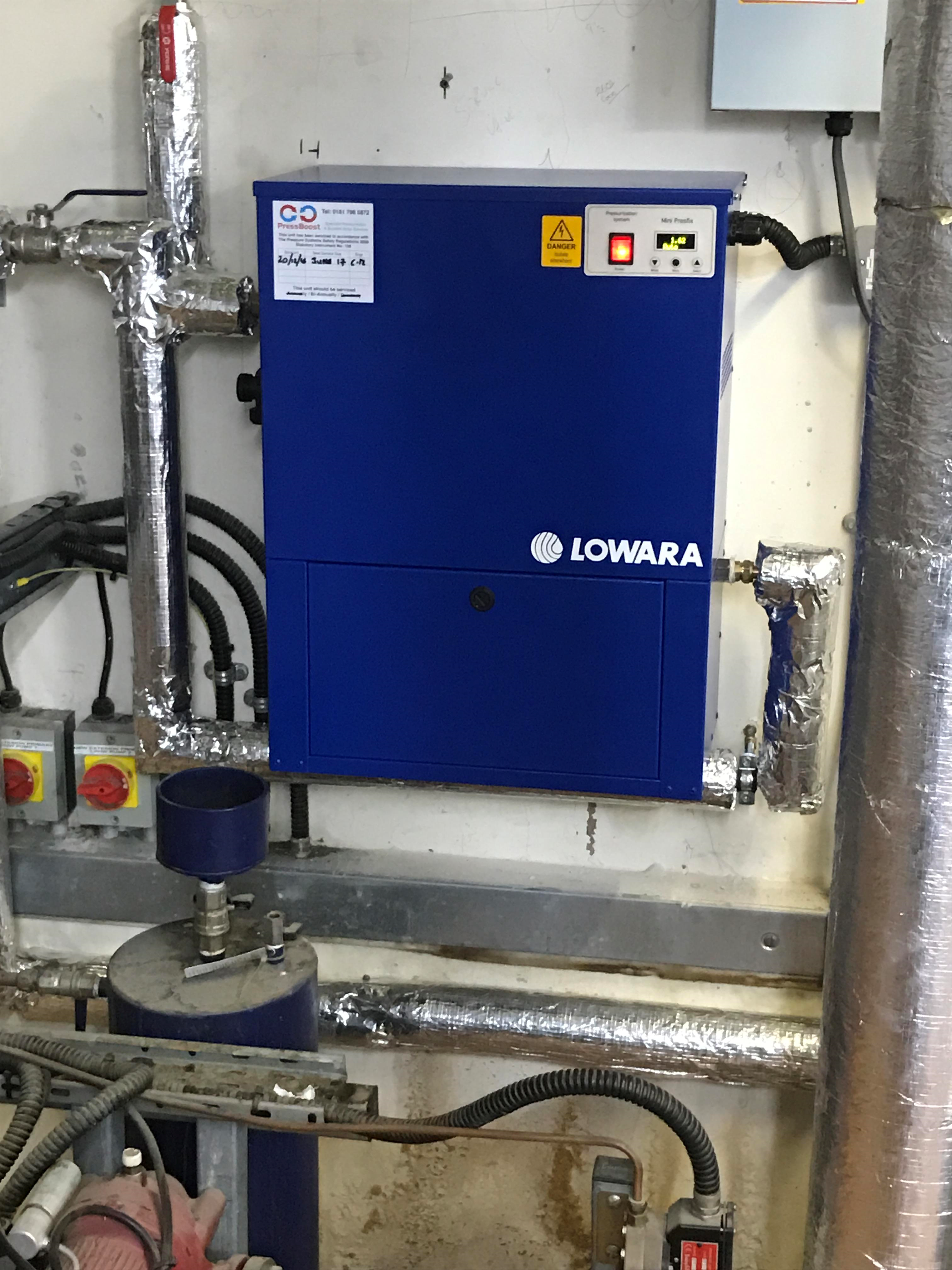 Wall Mounted Pressurisation Unit Replacement