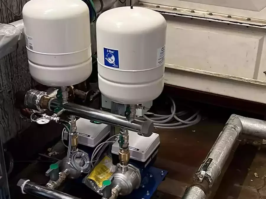 Twin Pump Lowara SMB Install at North West Hospital