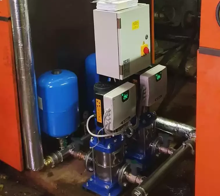 Variable Speed Booster Install – Gatwick Hotel