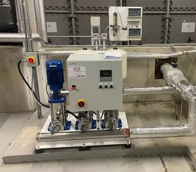 West Yorkshire Hospital – Booster Set Installation