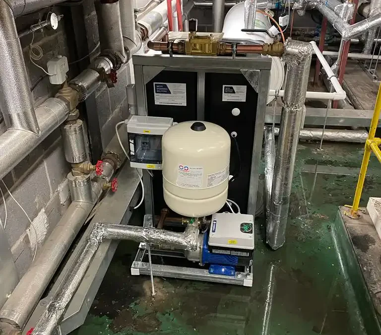 High Rise Booster Unit Install