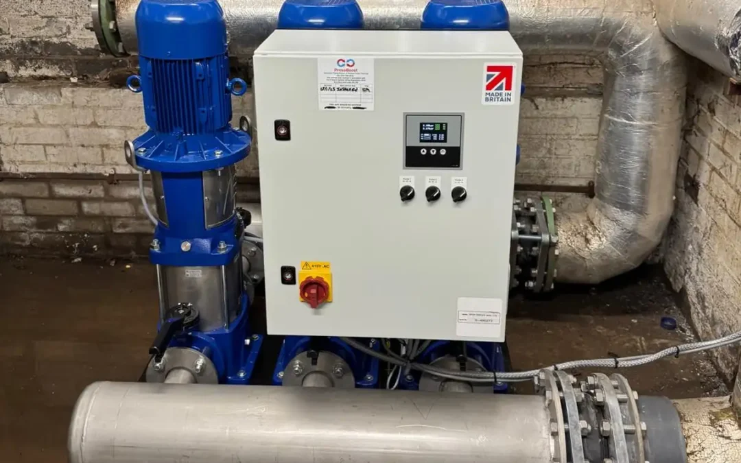 3-pump Stuart Turner MAB Bespoke Booster Set Installation