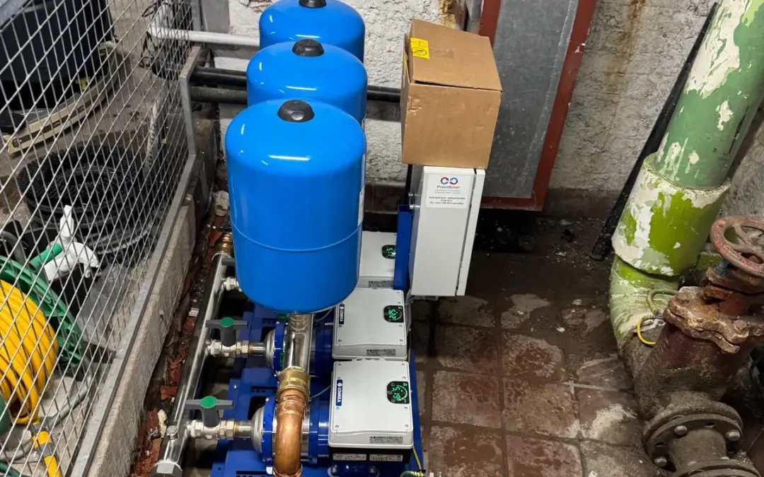 Emergency 3-pump Booster Set Installation