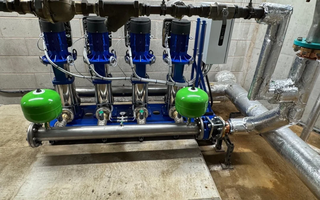 Xylem Hydrovar X 4-Pump Booster Set Installation