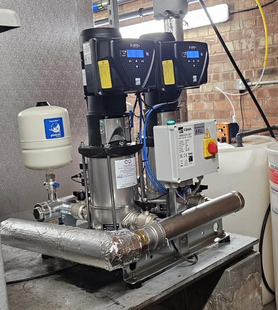 trafford after 1 Xylem GHV20 Hydrovar X Installation