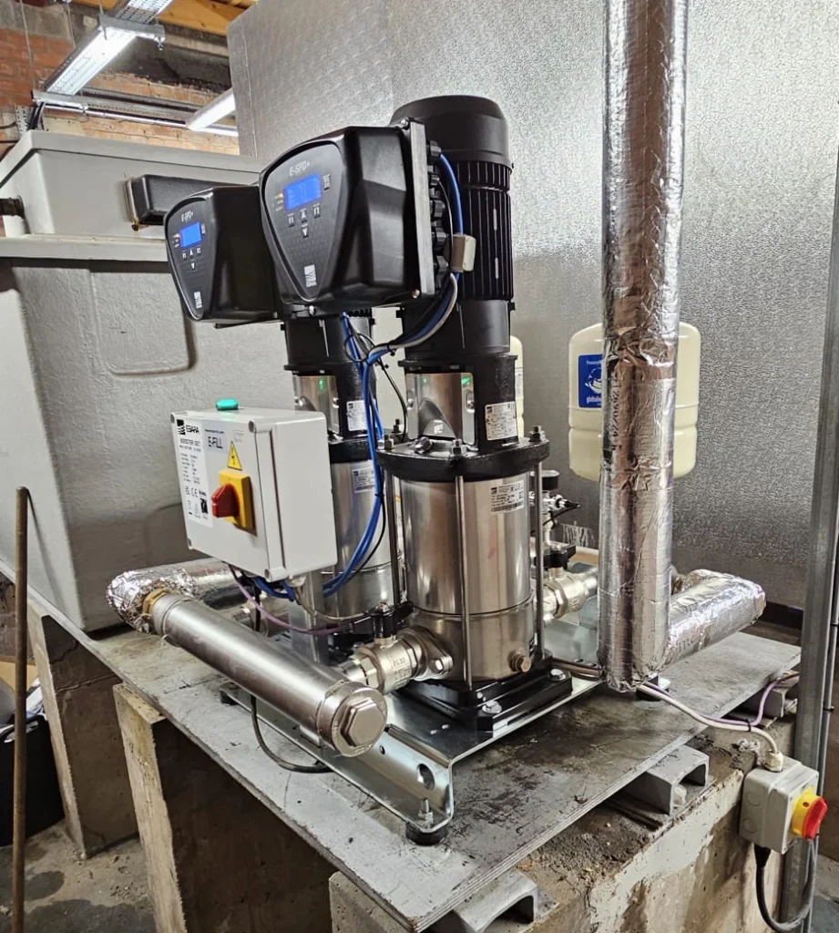 trafford after 2 Xylem GHV20 Hydrovar X Installation